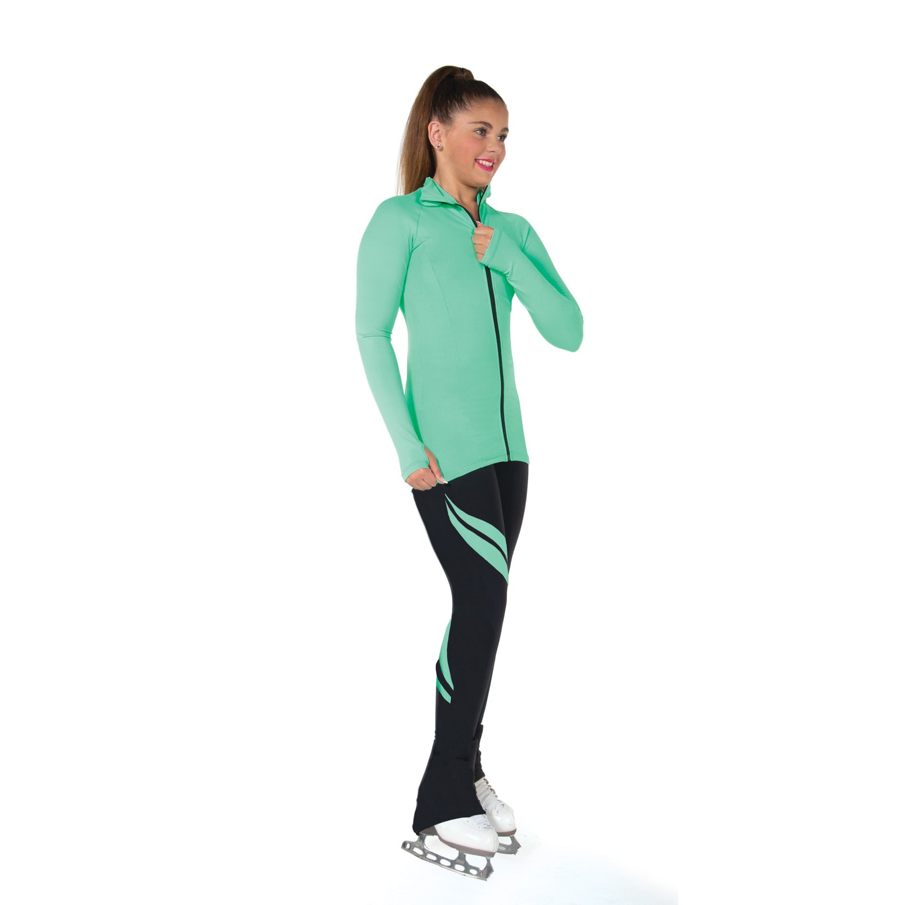 S106 Competition Figure Skating Supplex Flex Leggings – Boutique Step Up