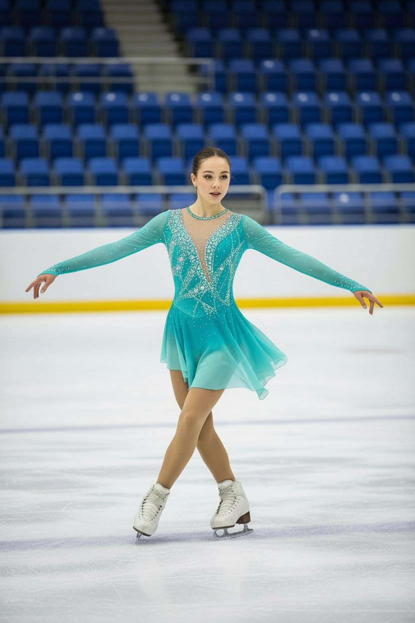 Competition Skating Dress Blue Ombre BSU120824 – Boutique Step Up