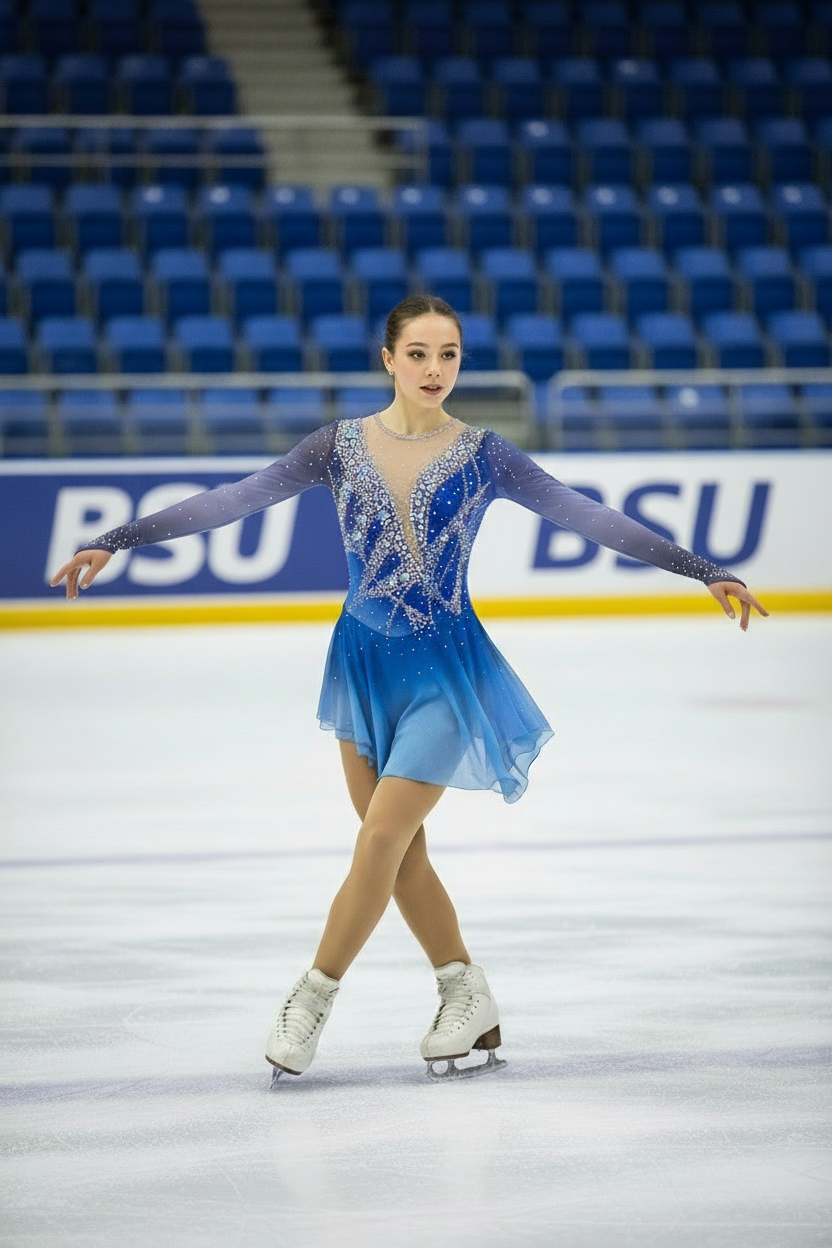 beaded figure skating dresses Flora Pink Beaded – Maison du patin : Magasin spécialisé en patinage  artistique main image 0