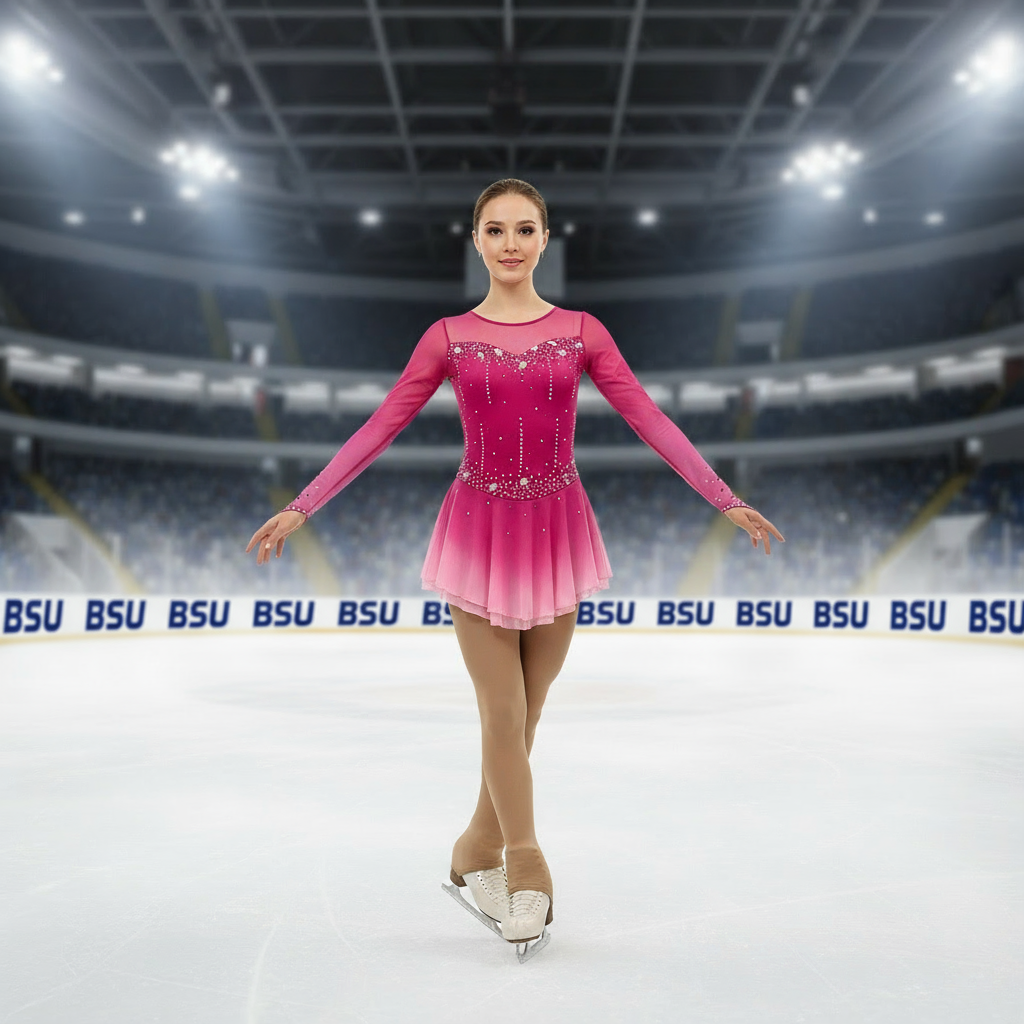 Competition Skating Dress Pink Ombre Long Sleeves BSU2282 – Boutique Step Up Competition Skating Dress Pink Ombre Long Sleeves BSU2282 – Boutique Step Up