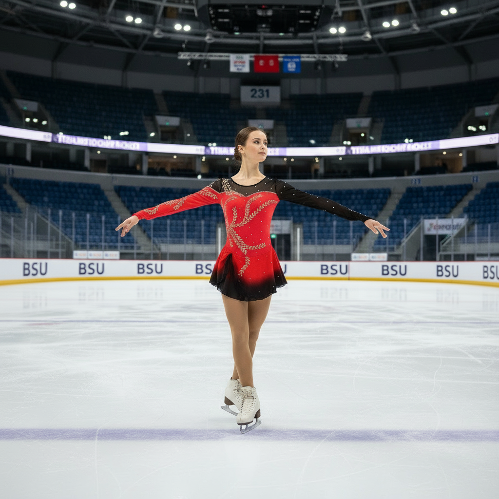 Competition Skating Dress Spanish Theme Black & Red BSU111125 – Boutique  Step Up