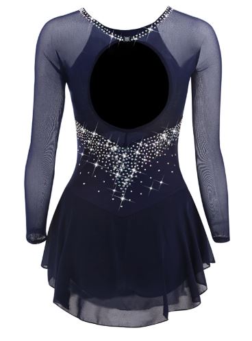 Competition Figure Skating Dress Long Sleeves with CrystalsAvail 10 Co –  Boutique Step Up