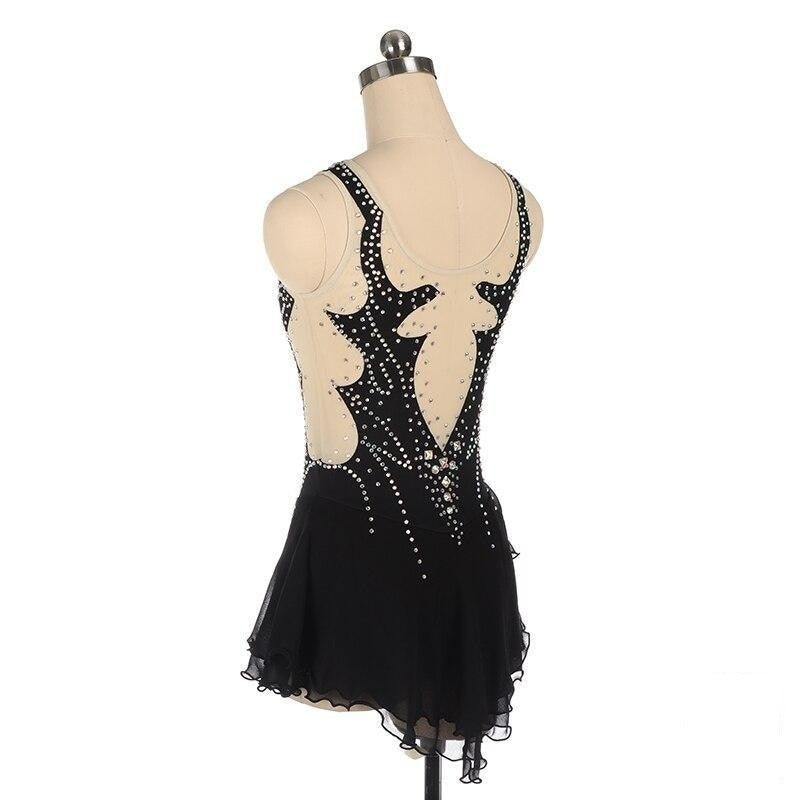 Competition Figure Skating Dress Black Cut Out BSU2682.16 – Boutique Step Up Competition Figure Skating Dress Black Cut Out BSU2682.16 – Boutique Step Up