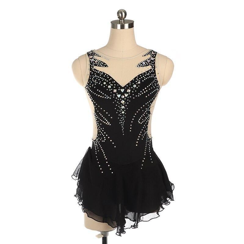 Black Figure Skating Dresses, Catsuit, & Skatewear  Boutique Step Up