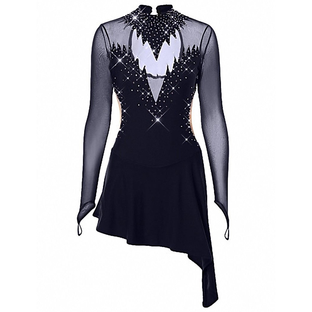 Competition Skating Dress Ice Dance Dress Long Sleeves 7 Colors BSU202 –  Boutique Step Up