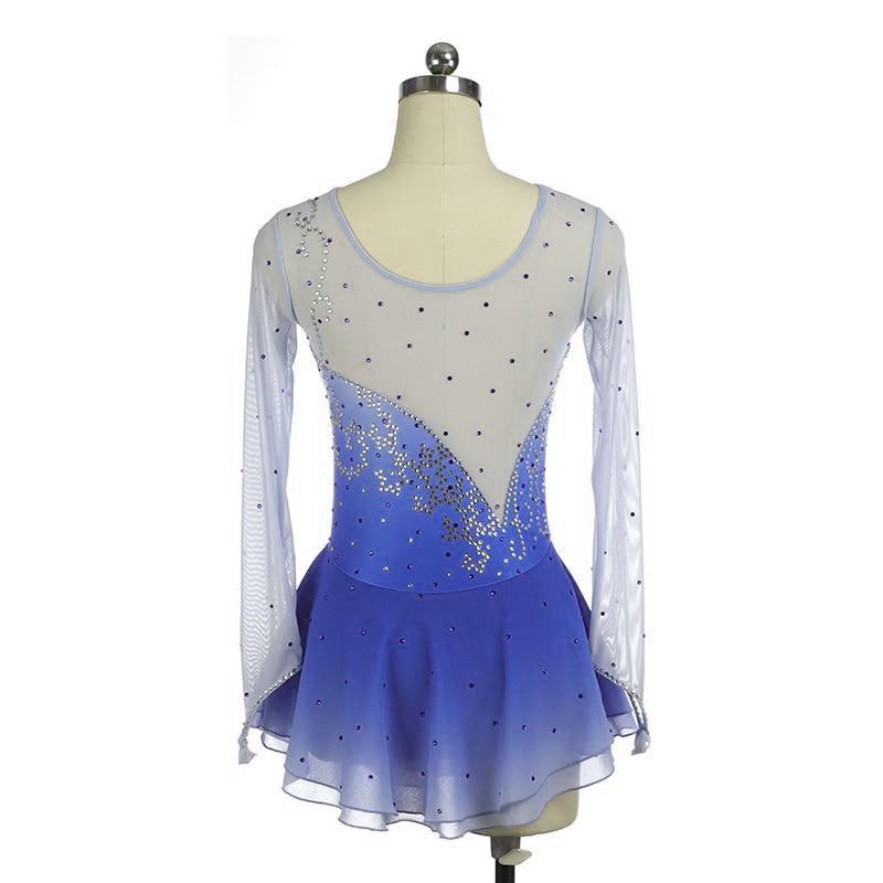 Lilac Ombre Competition Skating Dress Crystal Design BSU12062.L ...