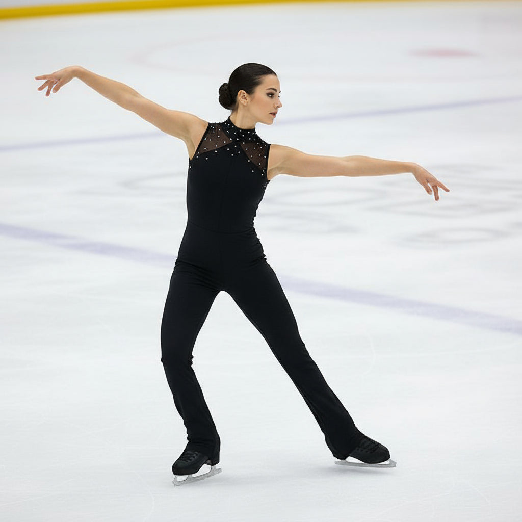 Figure Skating Catsuit Unitard with Stirrups Available in Many Colors –  Boutique Step Up